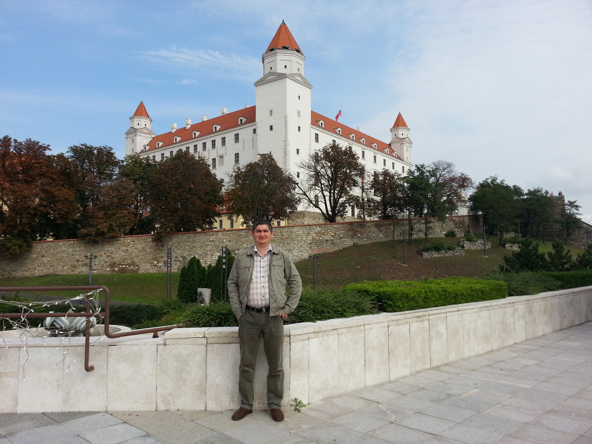 Братислава. Я у Братиславского Храда. (16.09.2014)