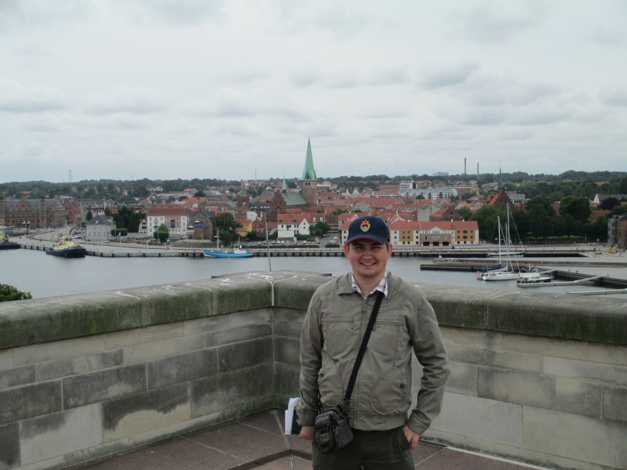 Хельсингёр. Я на крыше замка Кронборг. (14.07.2013)