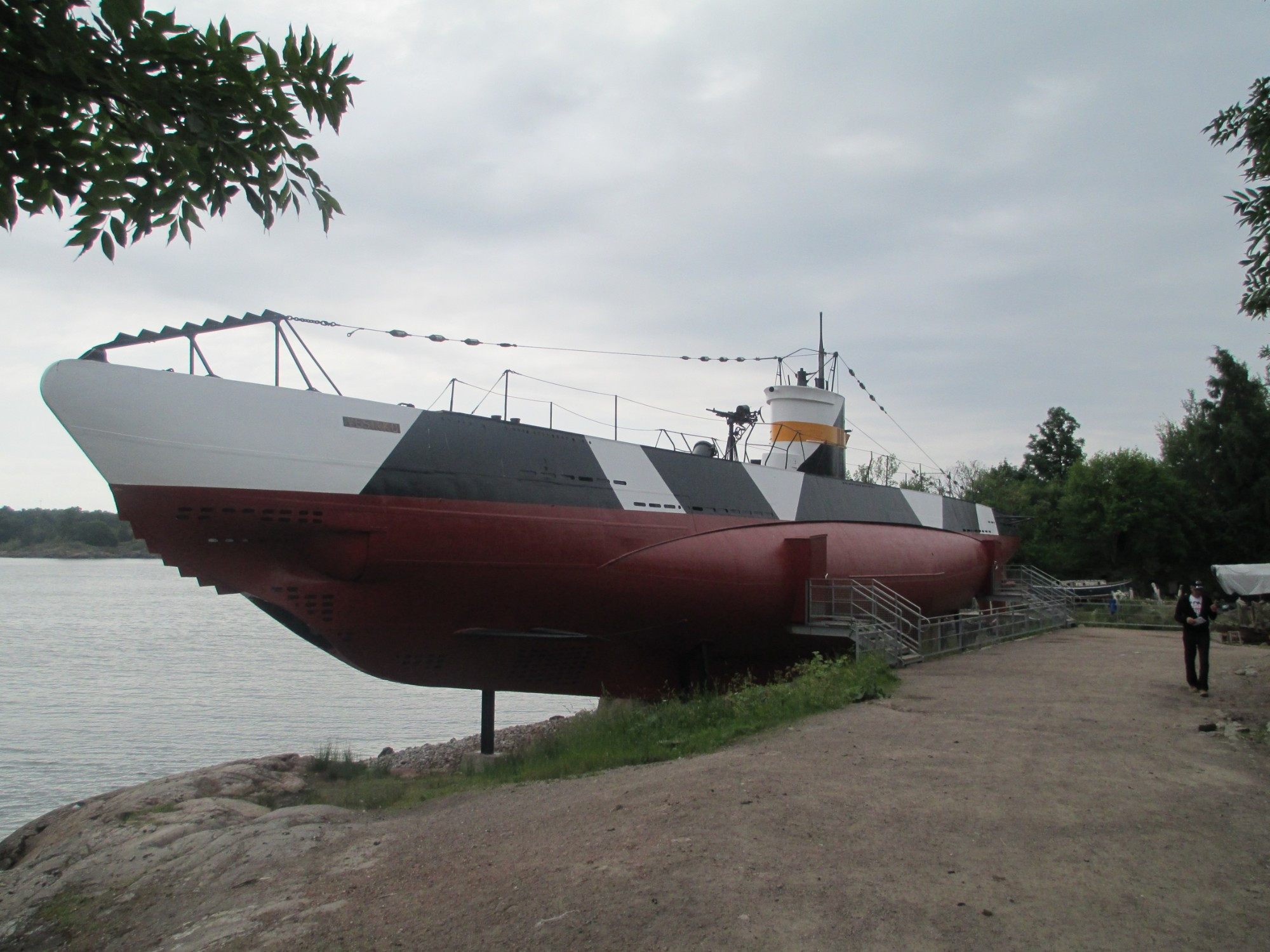 Хельсинки. Подводная лодка на Суоменлинне. (10.07.2013)