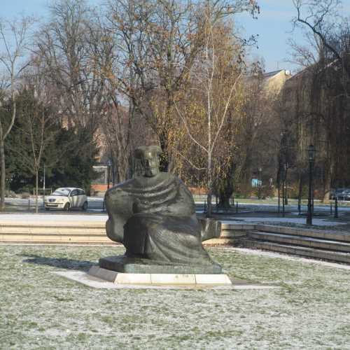 Загреб. Памятник Марку Маруличу. (03.01.2017)