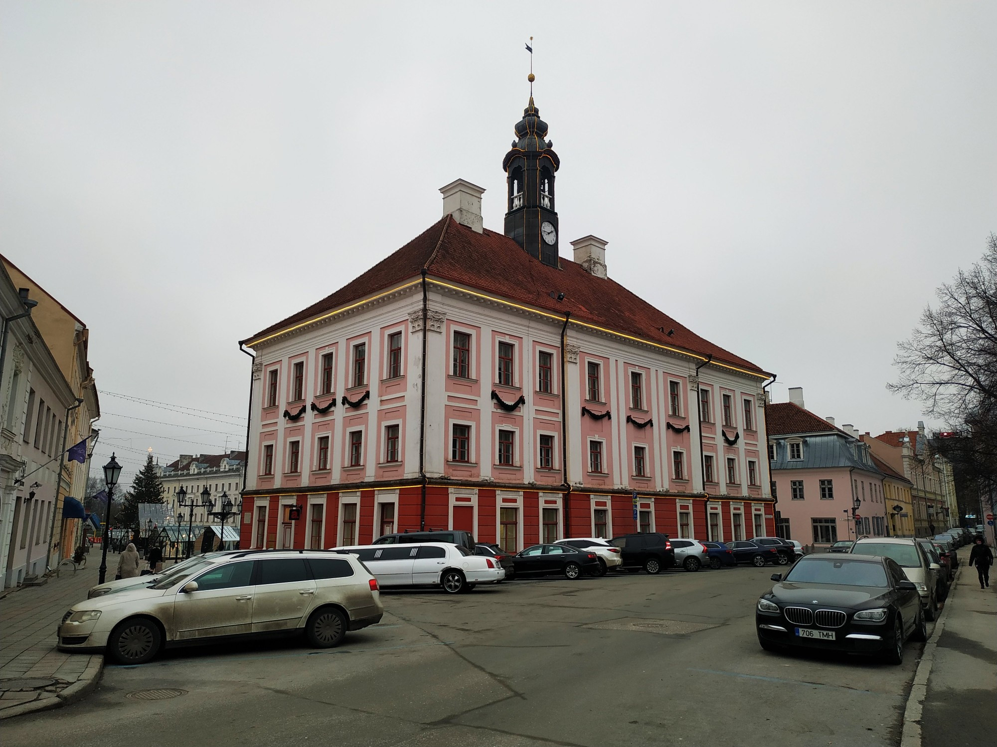 Тарту. Здание Ратуши. (21.12.2019)