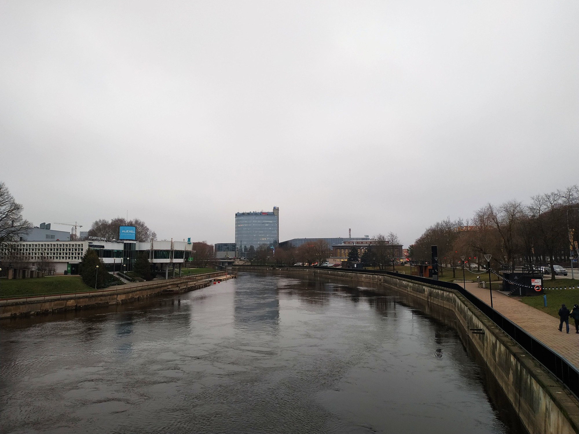 Тарту. Вид на реку Эмайыги. (21.12.2019)