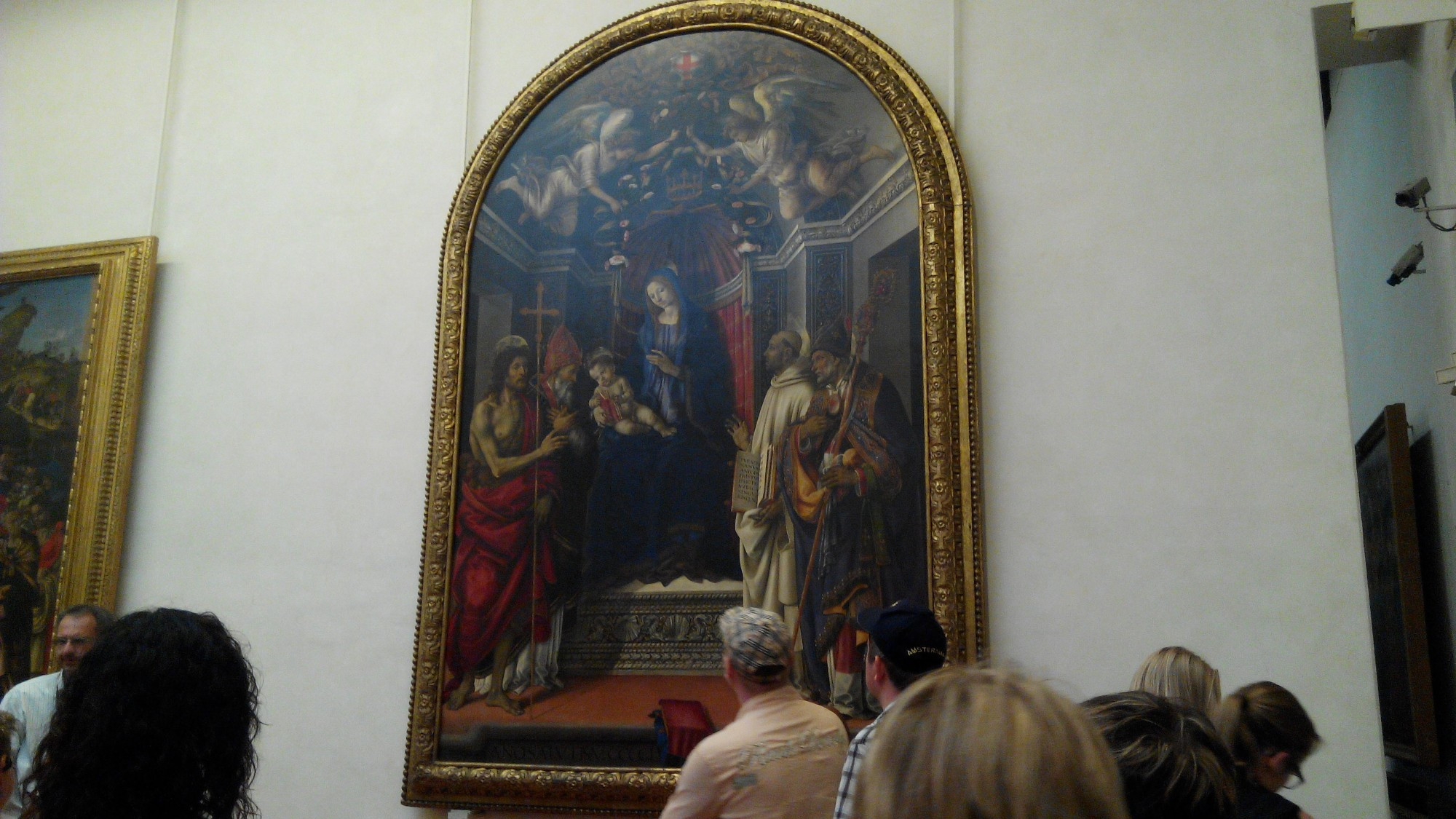 Флоренция. В галерее Уффицци. (08.07.2014)