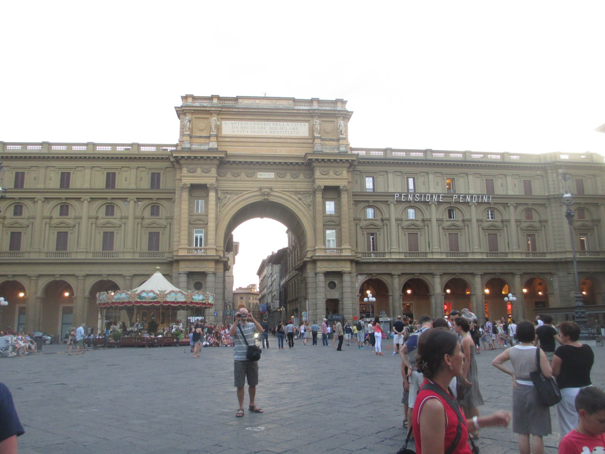 Флоренция. Площадь Республики. (07.07.2014)