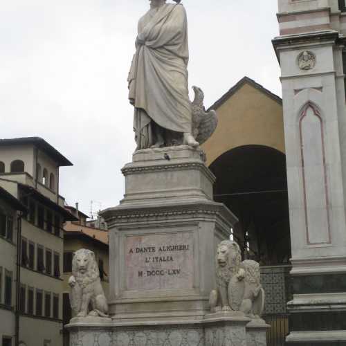 Флоренция. Памятник Данте. (08.07.2014)