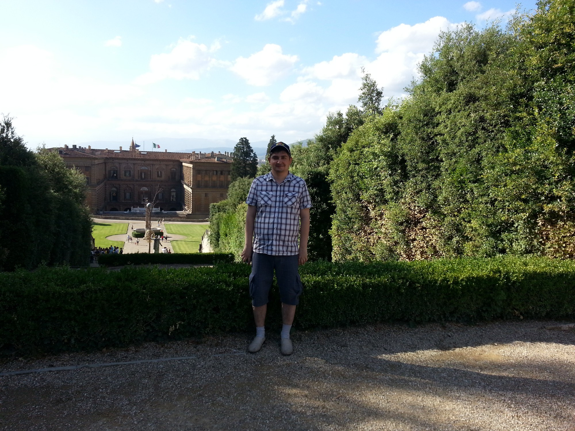 Флоренция. Я в садах Боболи. (08.07.2014)