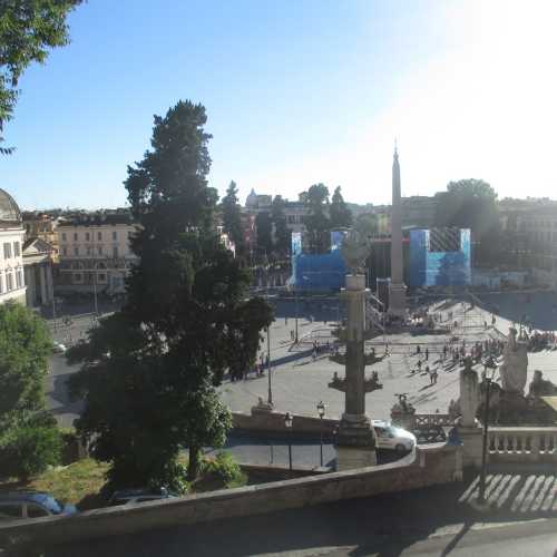 Рим. Вид на Пьяцца дель Пополо. (10.07.2014)
