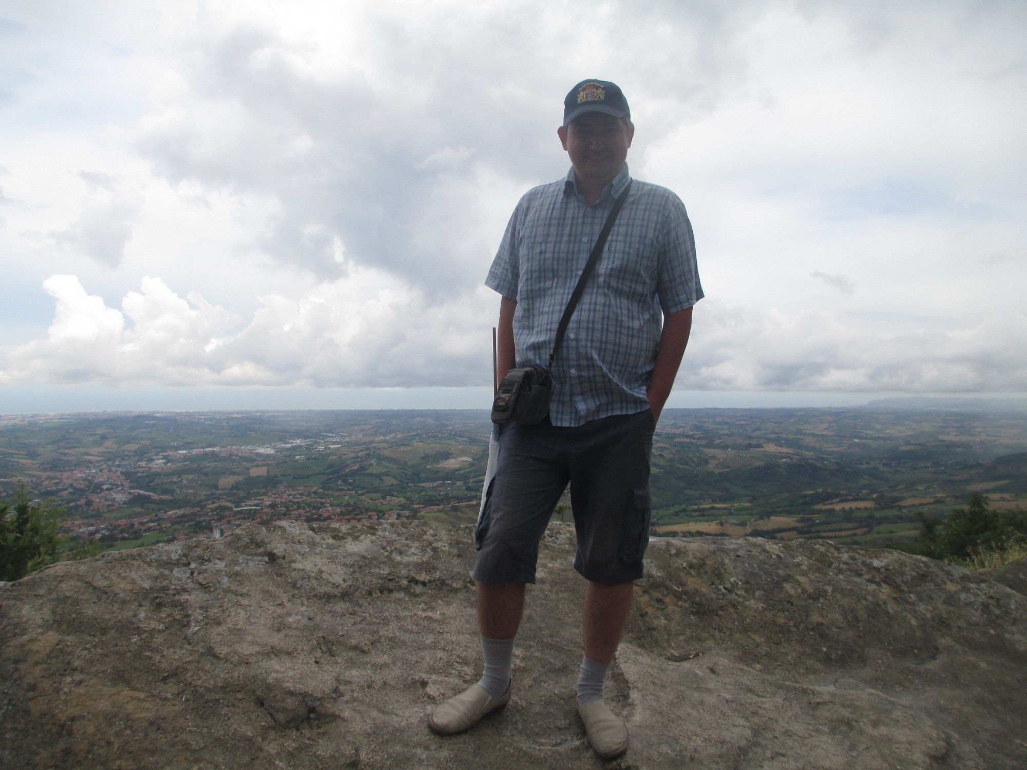 Сан-Марино. Я на горе Титано. (14.07.2014)