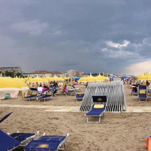 Пляж в Римини. (13.07.2014)
