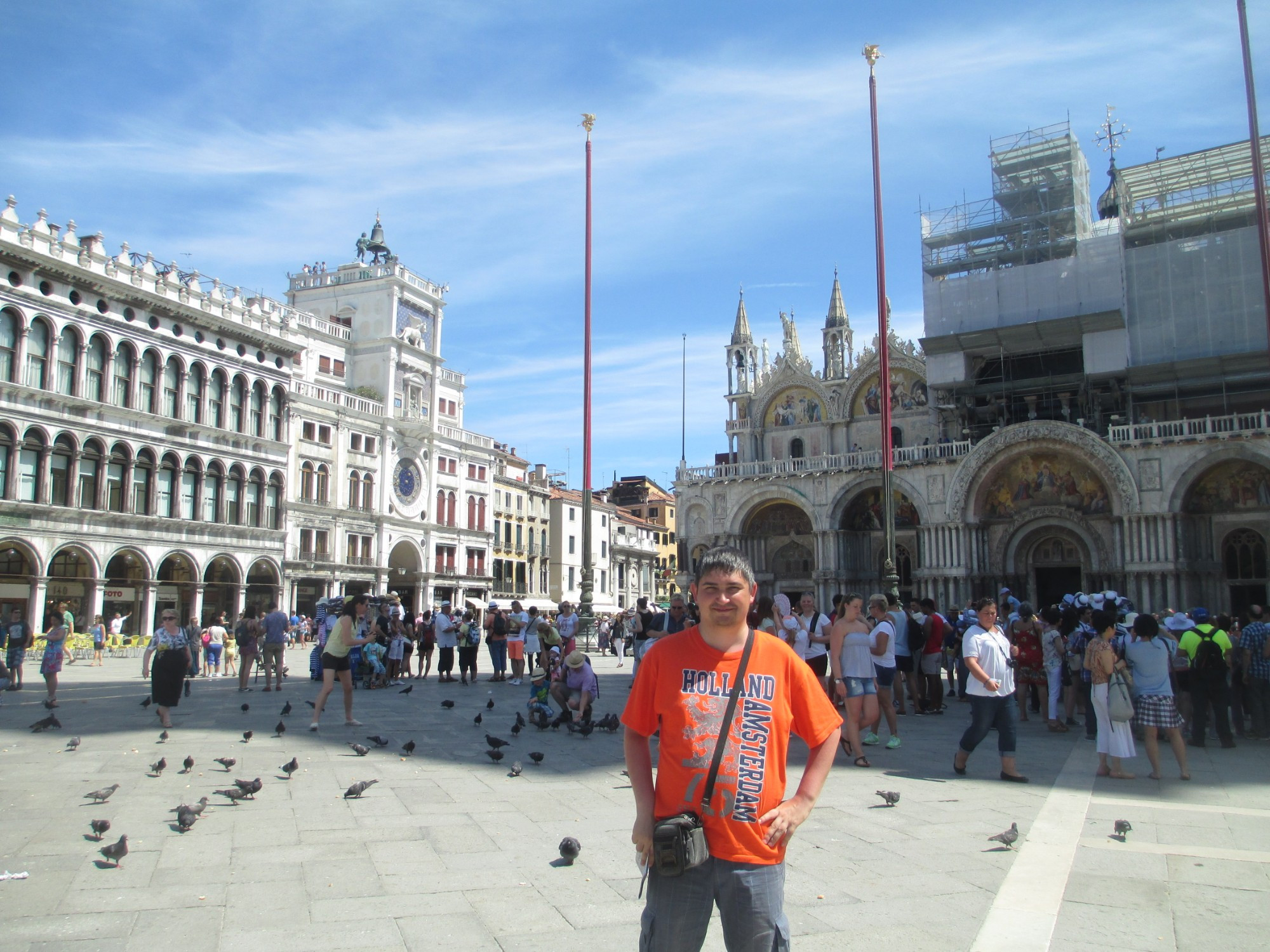 Венеция. Я на площади Сан-Марко. (16.07.2014)