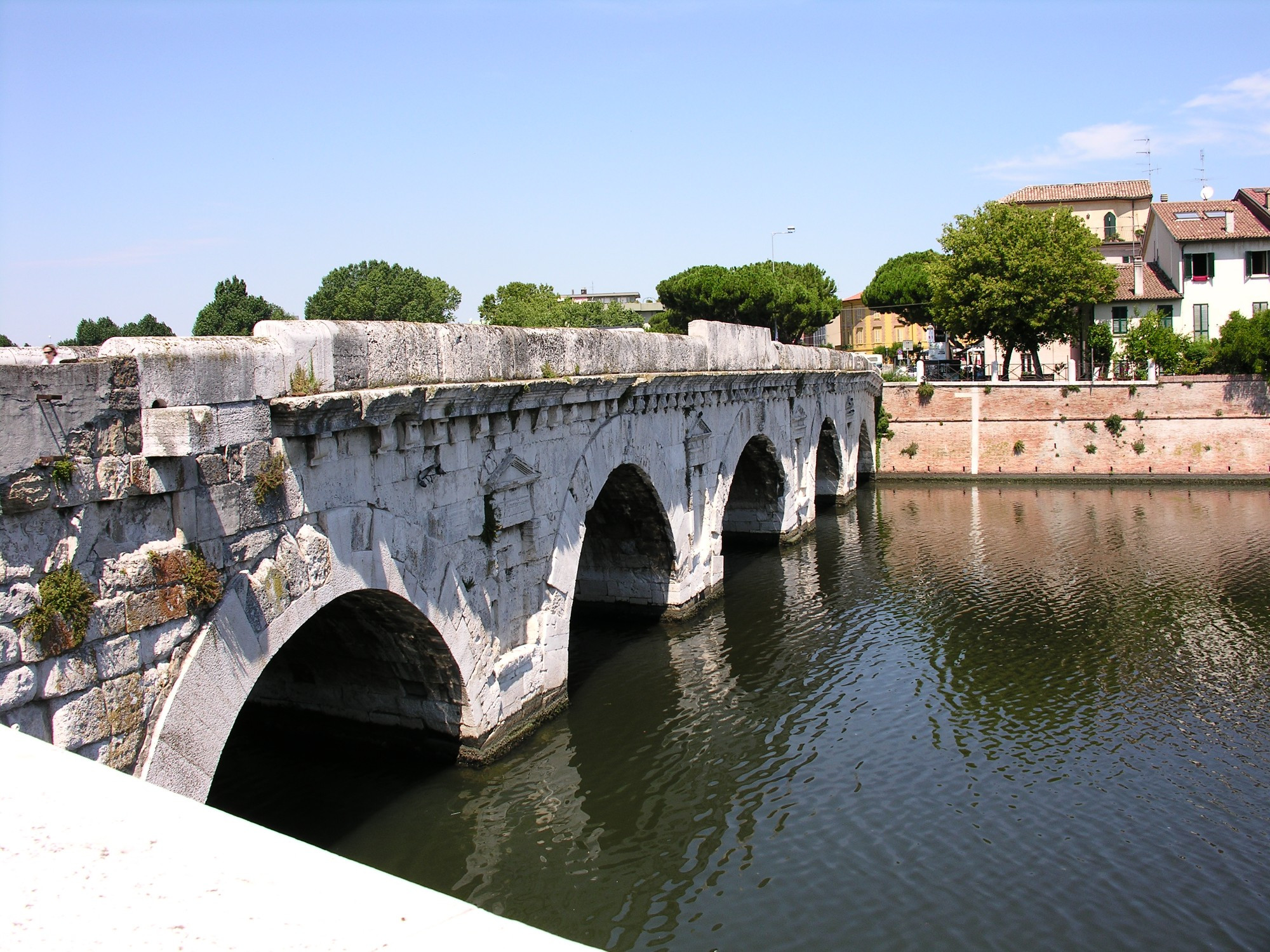 Римини. Мост Тиберия. (17.07.2014)