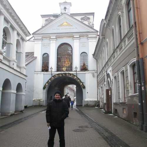 Вильнюс. Я у Ворот Аушрос (02.01.2015)