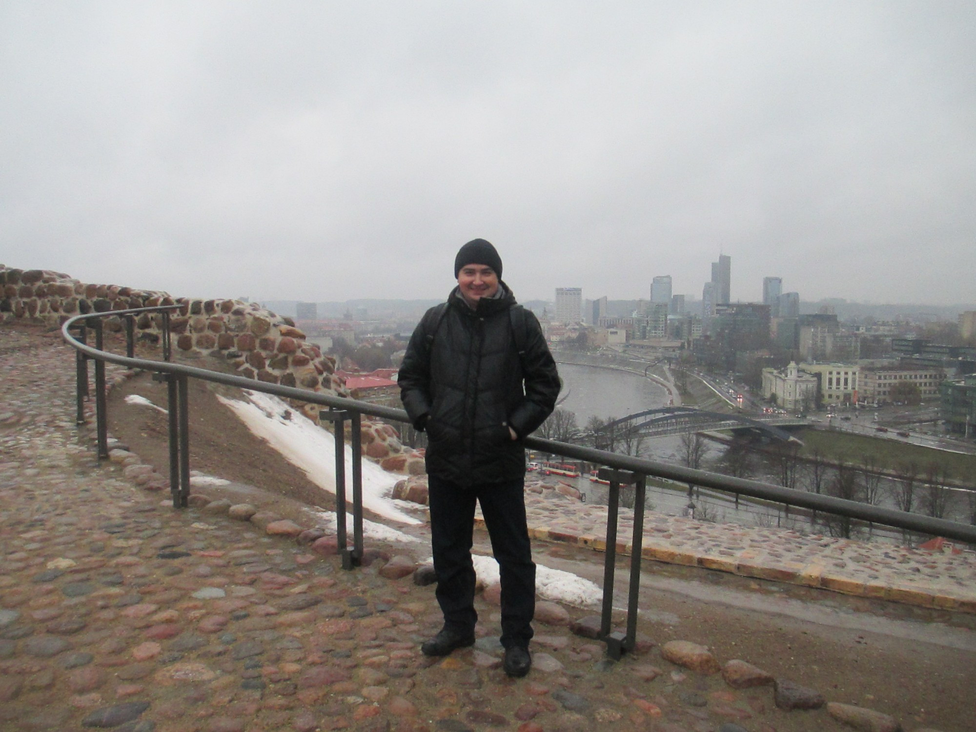 Вильнюс. Я на Замковой горе (02.01.2015)