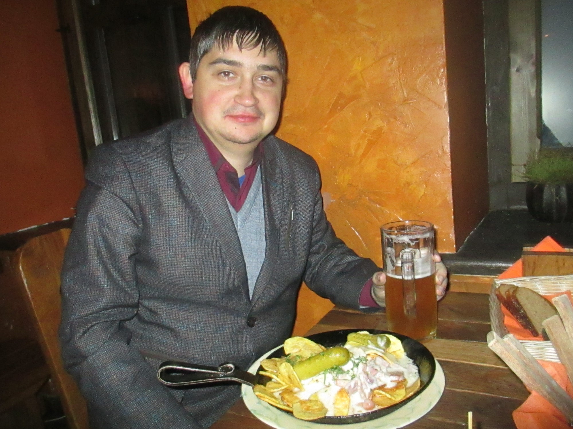 Вильнюс. Я в баре «Буши Тречиас» (02.01.2015)