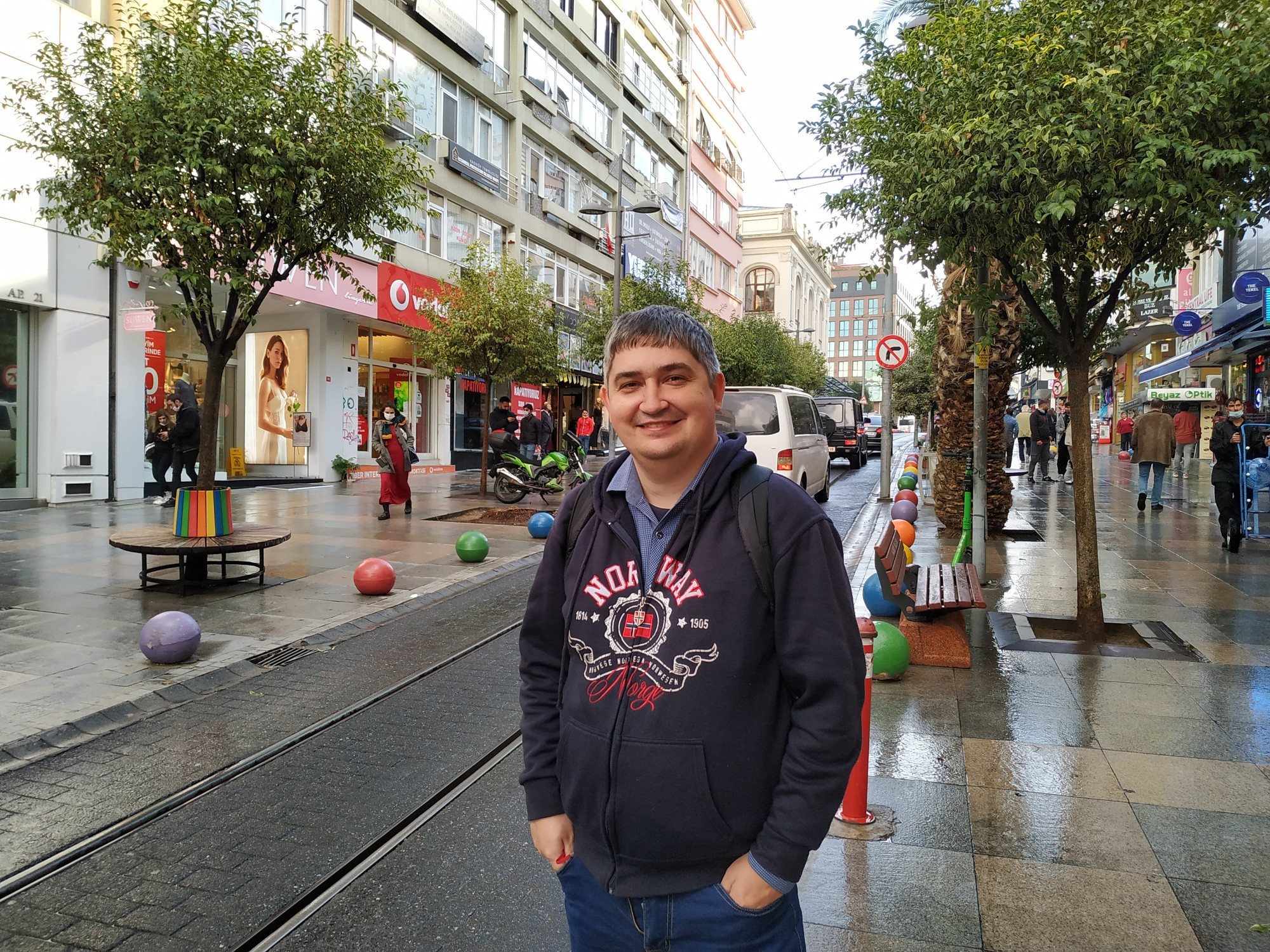 Стамбул. Я на улице Бахарие. (04.11.2020)