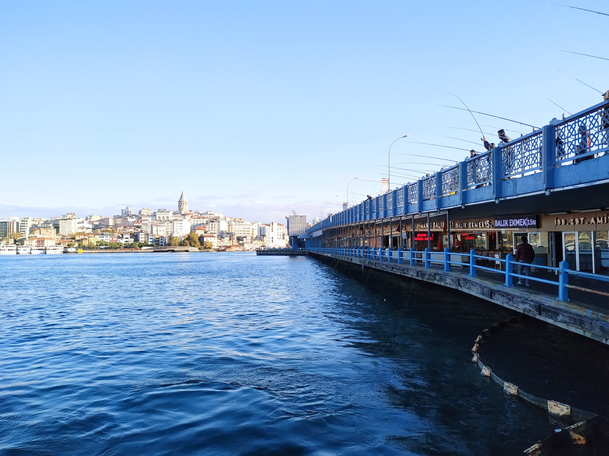 Стамбул. Галатский мост. (08.11.2020)