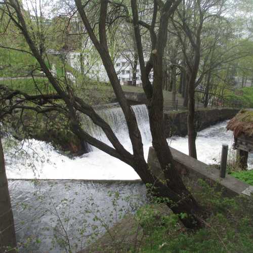 Осло. Водопад на реке Акерсельва. (02.05.2015)