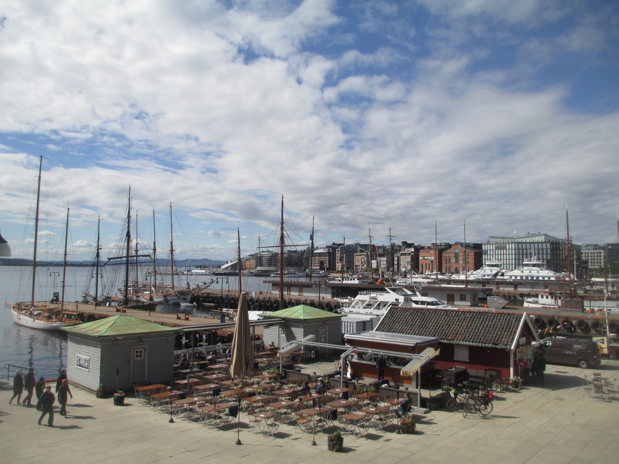 Осло. Вид на порт. (03.05.2015)
