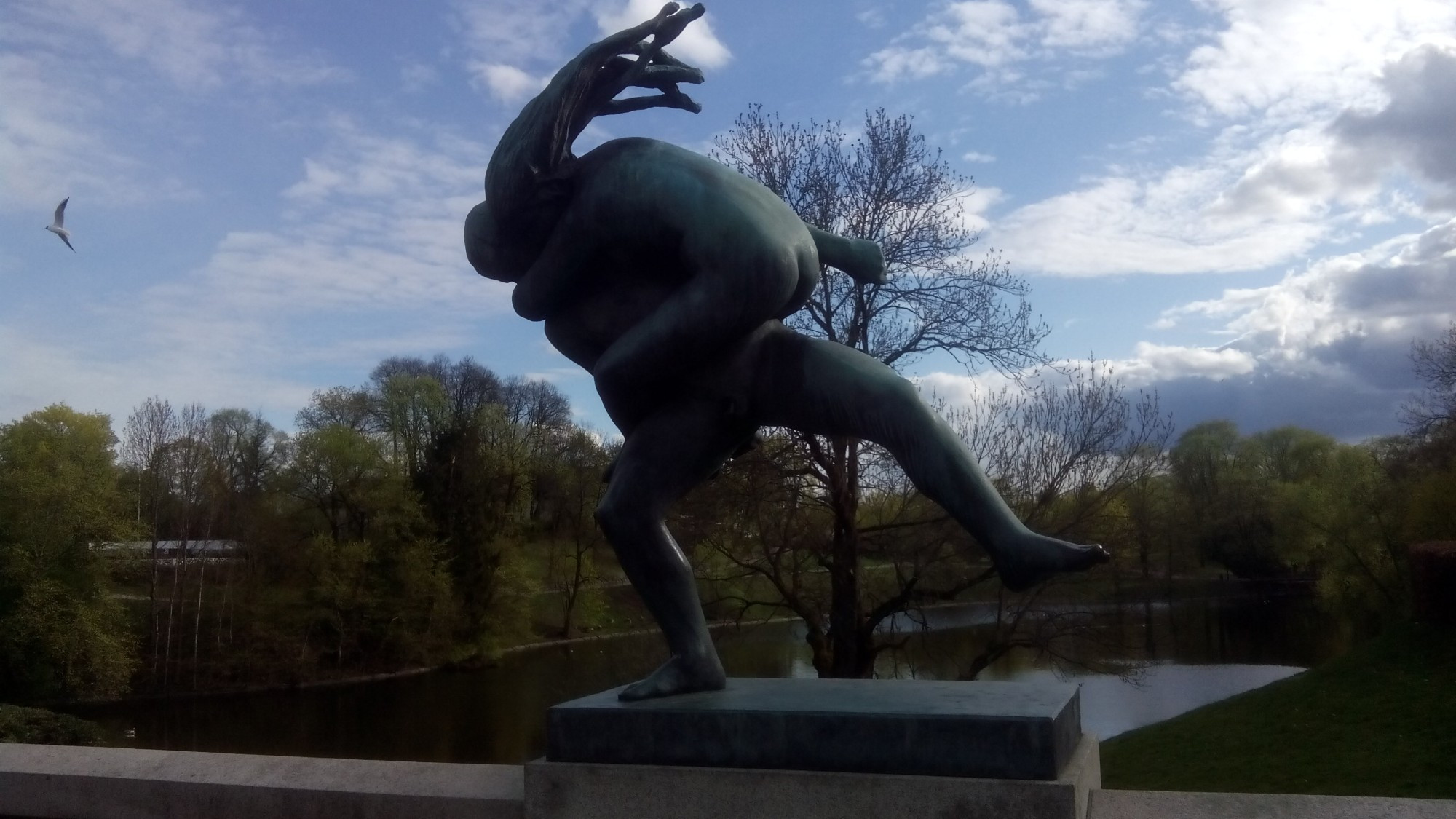 Осло. Скульптурный парк Вигеланна. (02.05.2015)