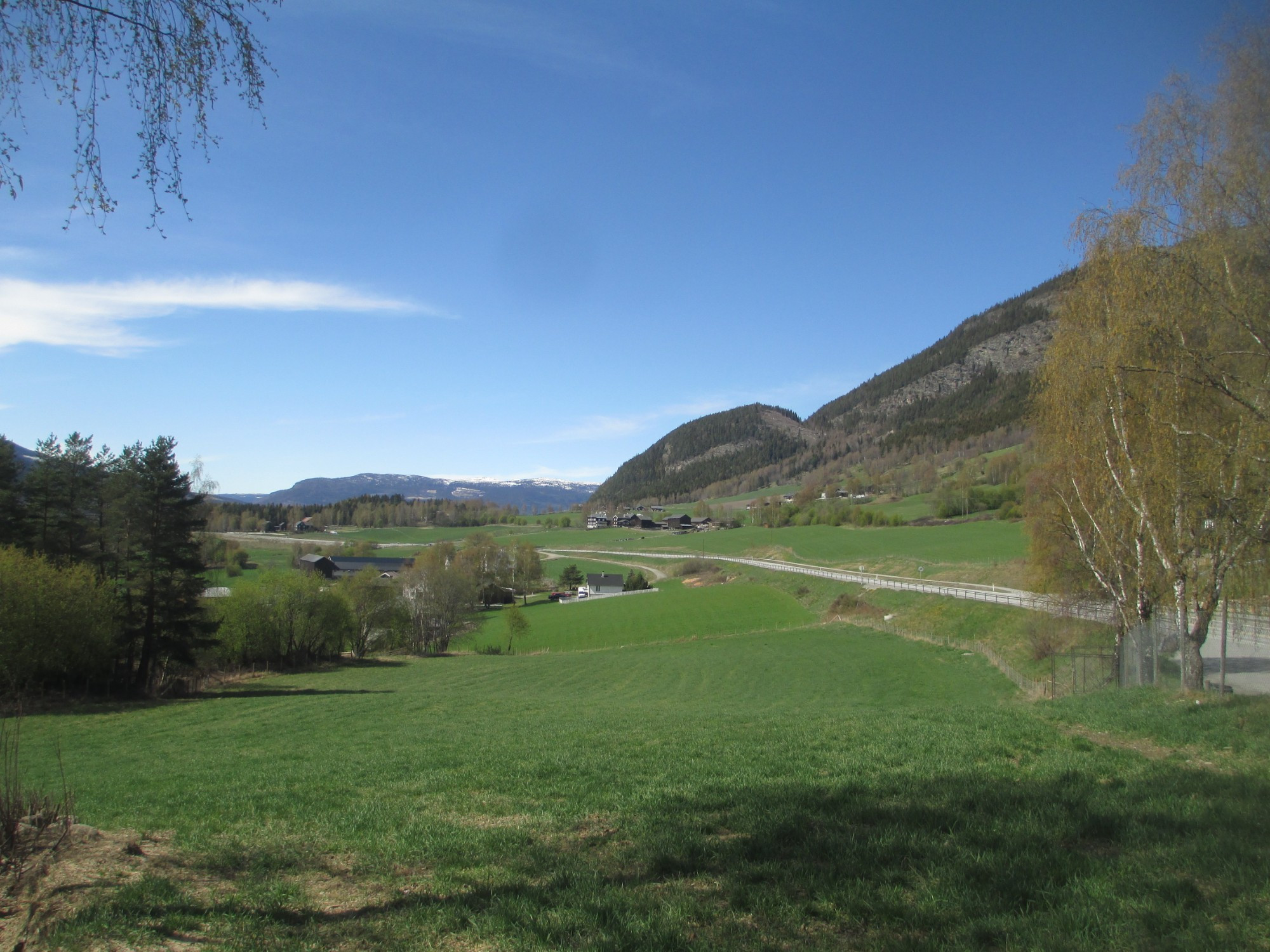 Пейзаж долины Гудбрандсдален. (09.05.2015)
