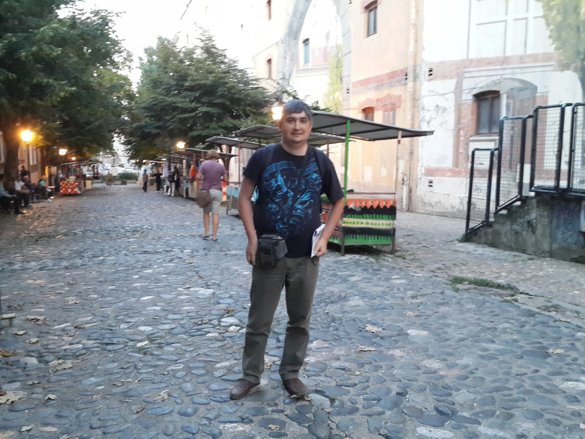 Белград. Я в квартале Скадарлия. (13.09.2015)