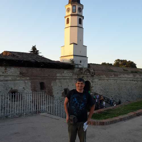 Белград. Я на фоне Часовой башни. (13.09.2015)