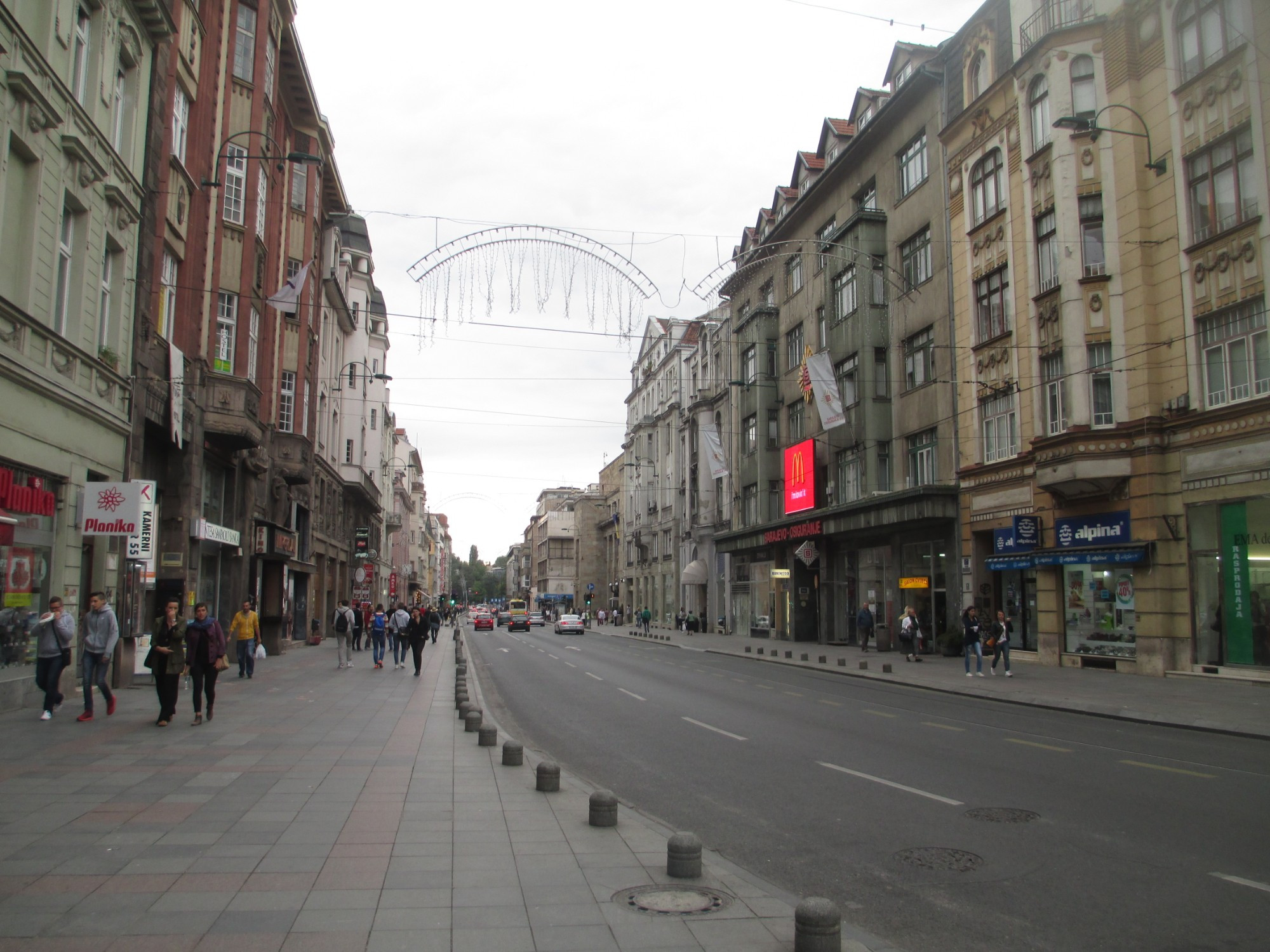 Сараево. Улица Маршала Тито. (07.09.2015)