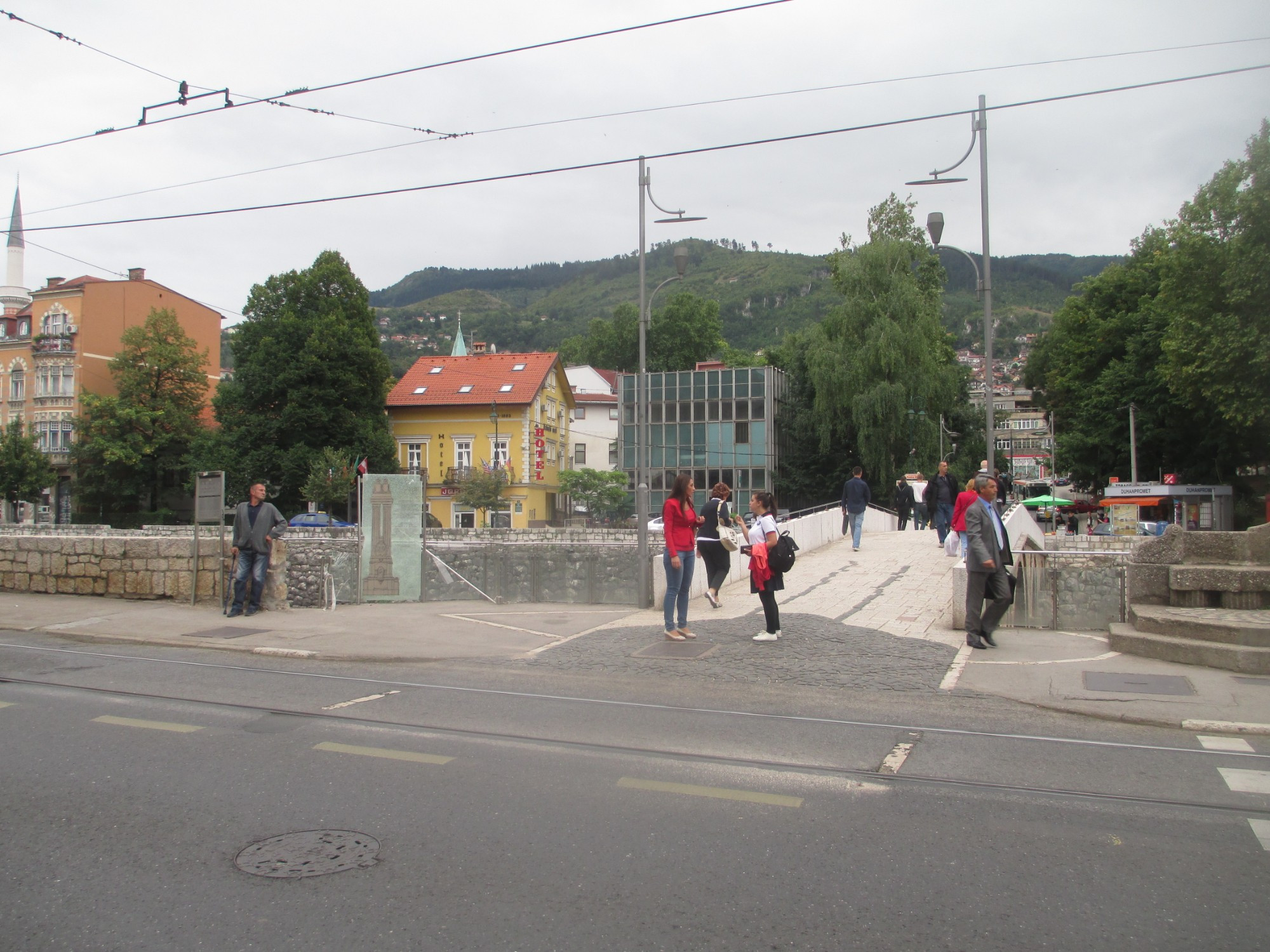 Сараево. Место убийства эрцгерцога Фердинанда. (07.09.2015)