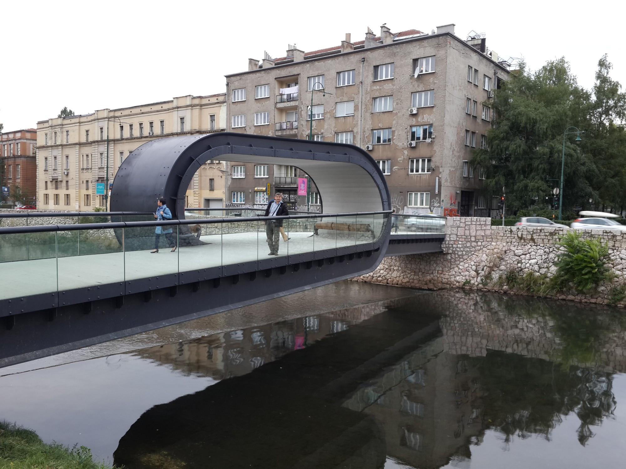 Сараево. Я на мосту Фестина Ленте. (07.09.2015)