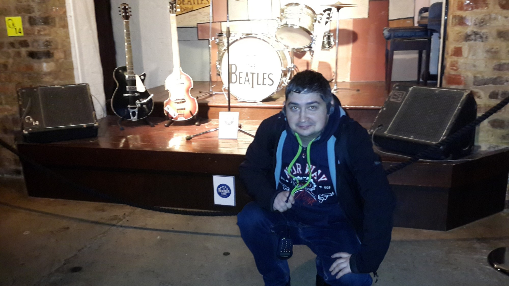 Ливерпуль. Я в музее The Beatles Story. (02.01.2016).