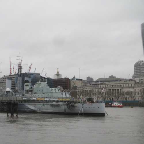 Лондон. HMS Belfast. (03.01.2016).