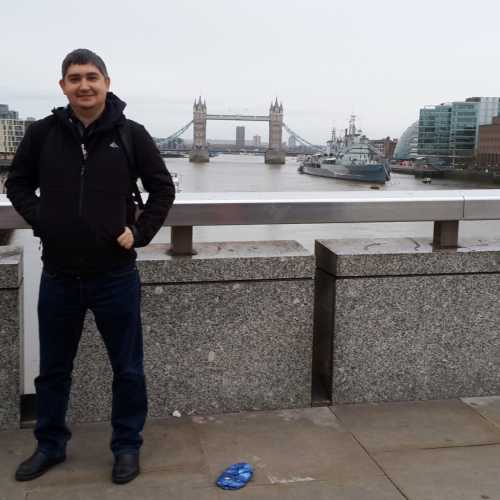 Лондон. Я на Лондонском мосту. (03.01.2016).