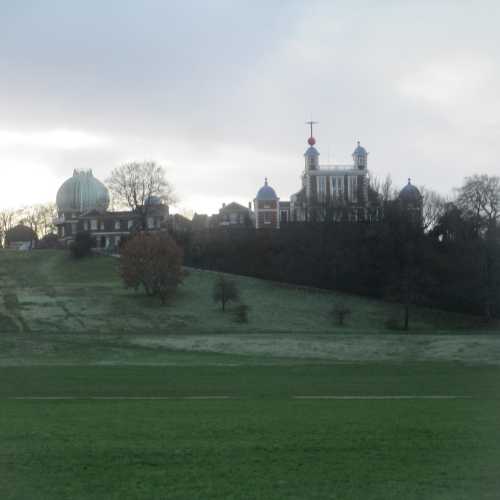 Лондон. Гринвичский парк. Вид на Королевскую обсерваторию. (04.01.2016).