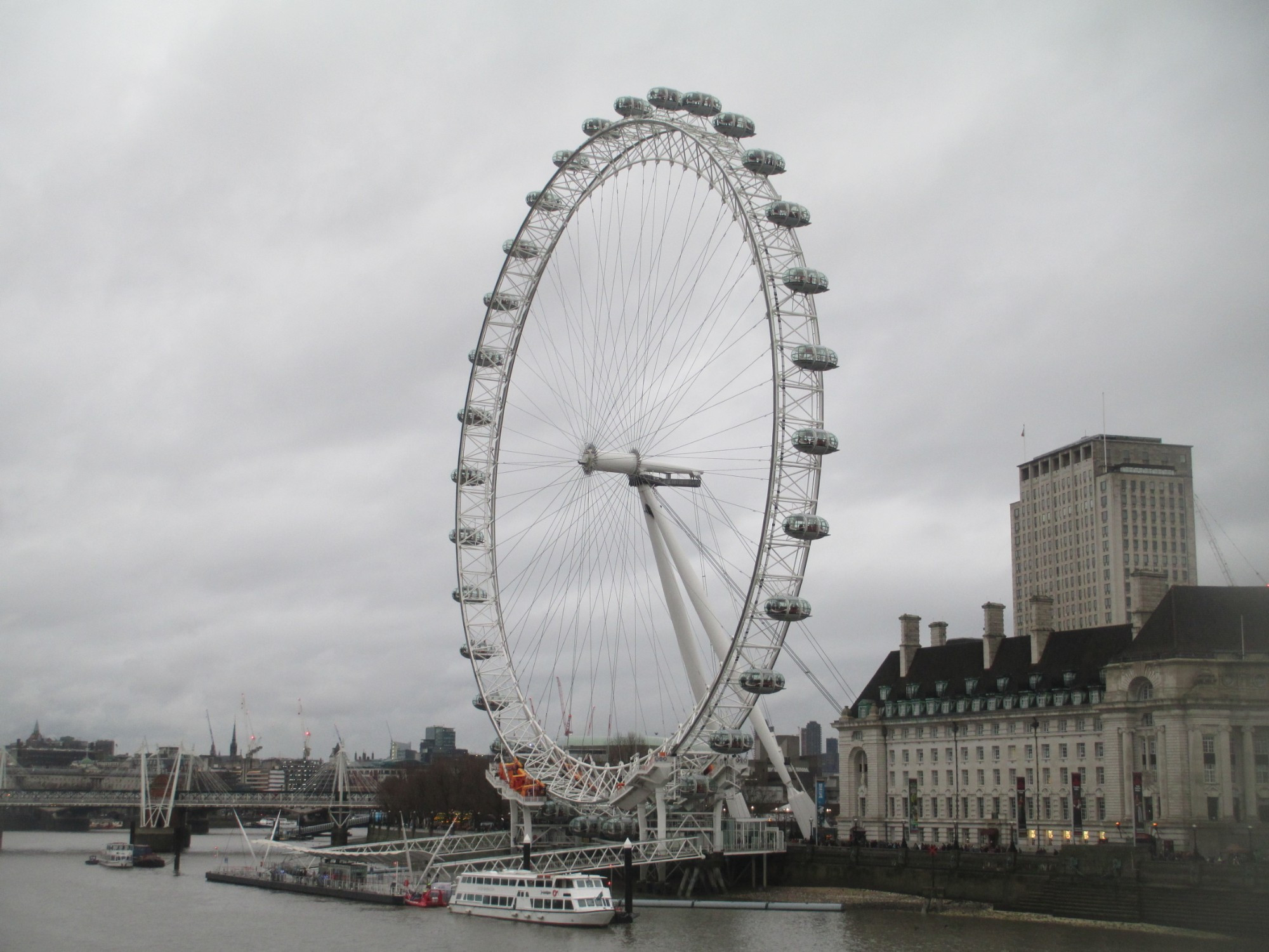 Лондон. London Eye. (03.01.2016).