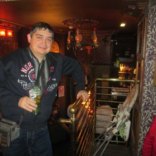 Эдинбург. Я в пабе Royal Mile Tavern. (04.01.2016).