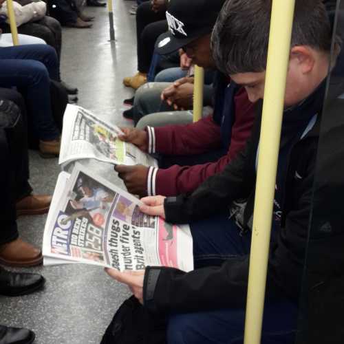 Я в Лондонском метро. (04.01.2016)