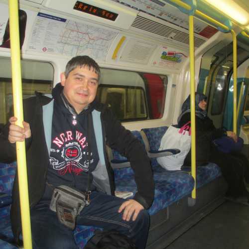 Я в Лондонском метро. (04.01.2016).