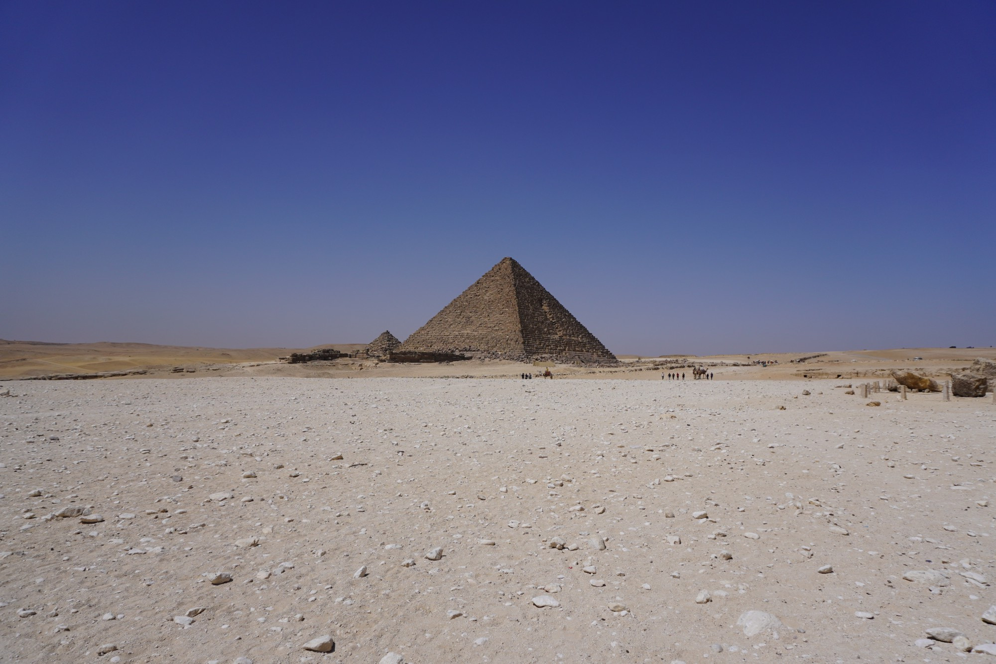 Плато Гиза. Вид на пирамиду Микерина. (15.05.2021)