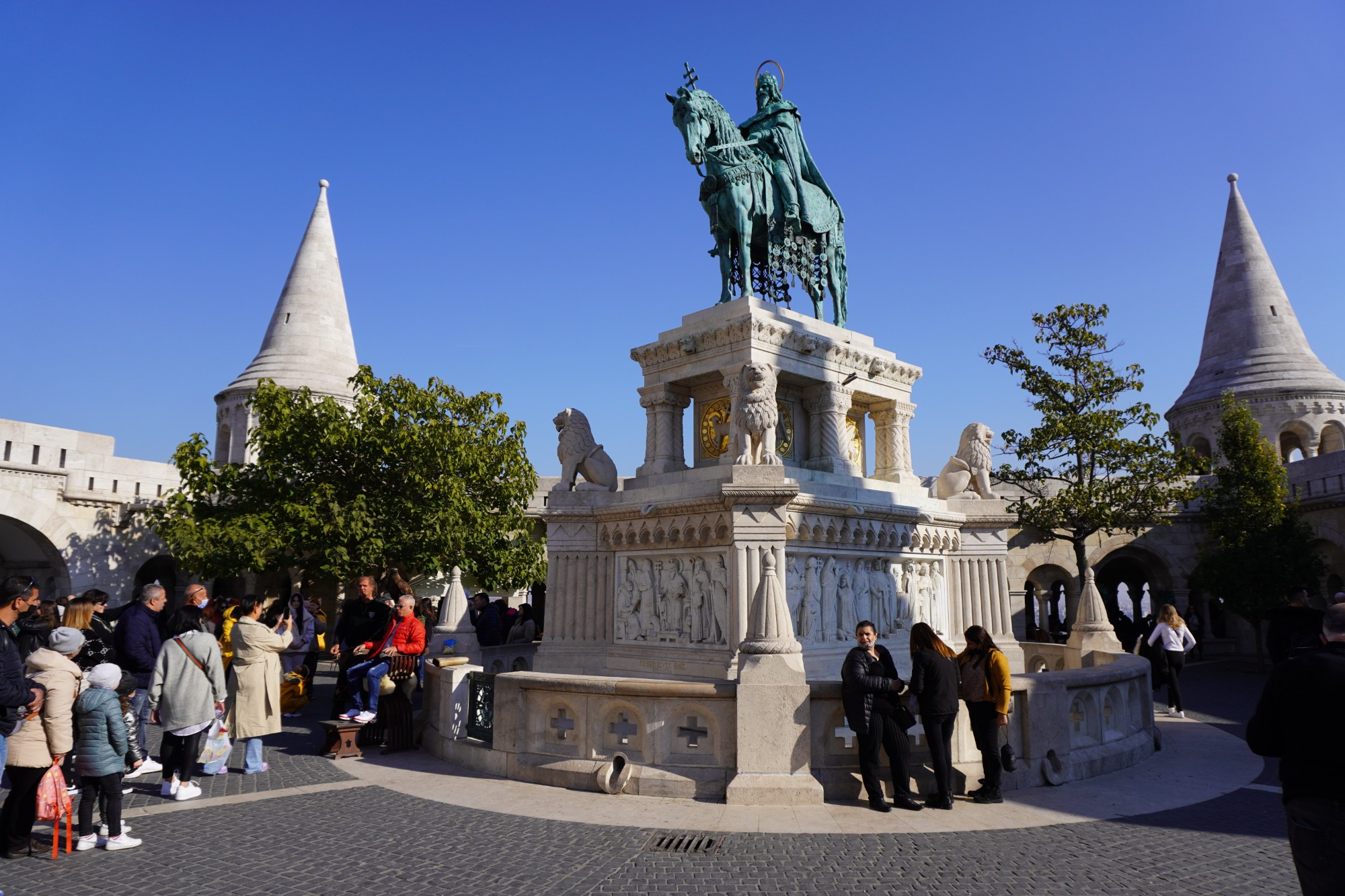Будапешт. Памятник Святому Иштвану. (28.10.2021)