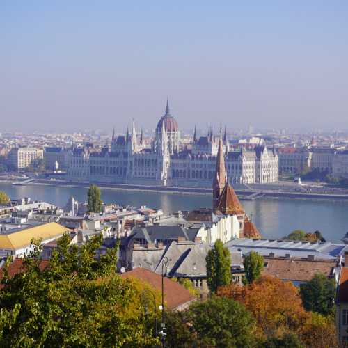 Будапешт. Вид с Рыбацкого бастиона. (28.10.2021)