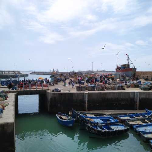 Эс-Сувейра. Вид на рыбный рынок с укрепления Скала-дю-порт. (15.03.2020)
