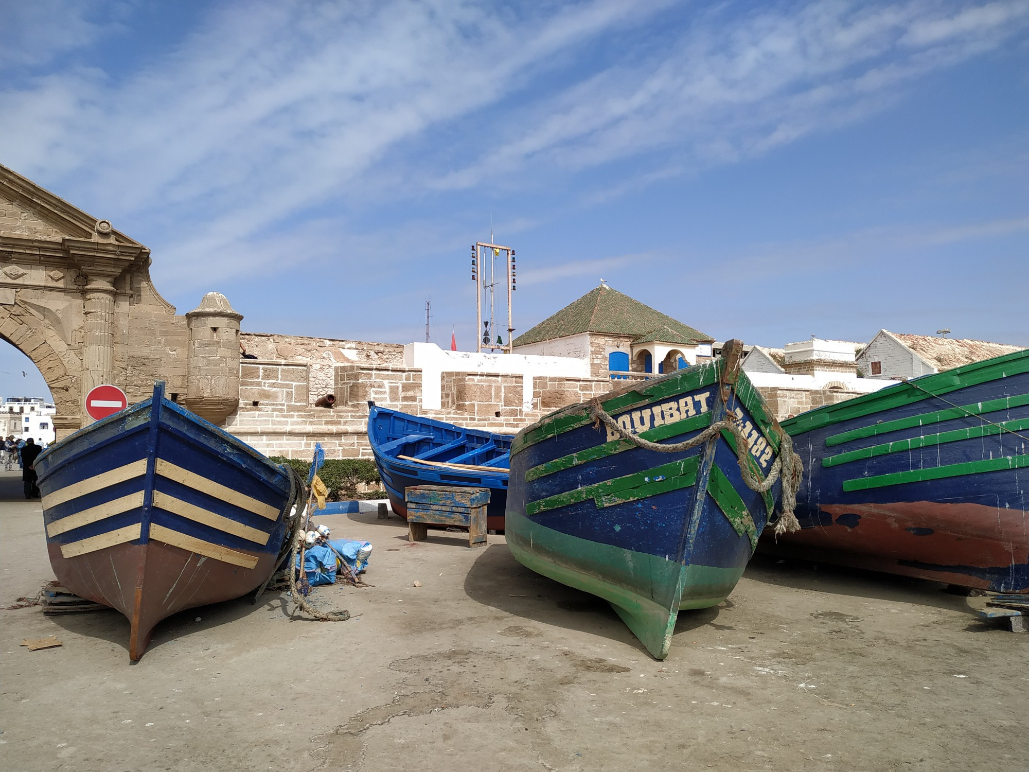 Эс-Сувейра. Рыбацкие лодки. (15.03.2020)