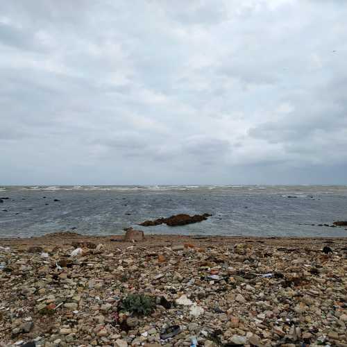 Берег Атлантического океана в Эль-Джадиде. (16.03.2020)