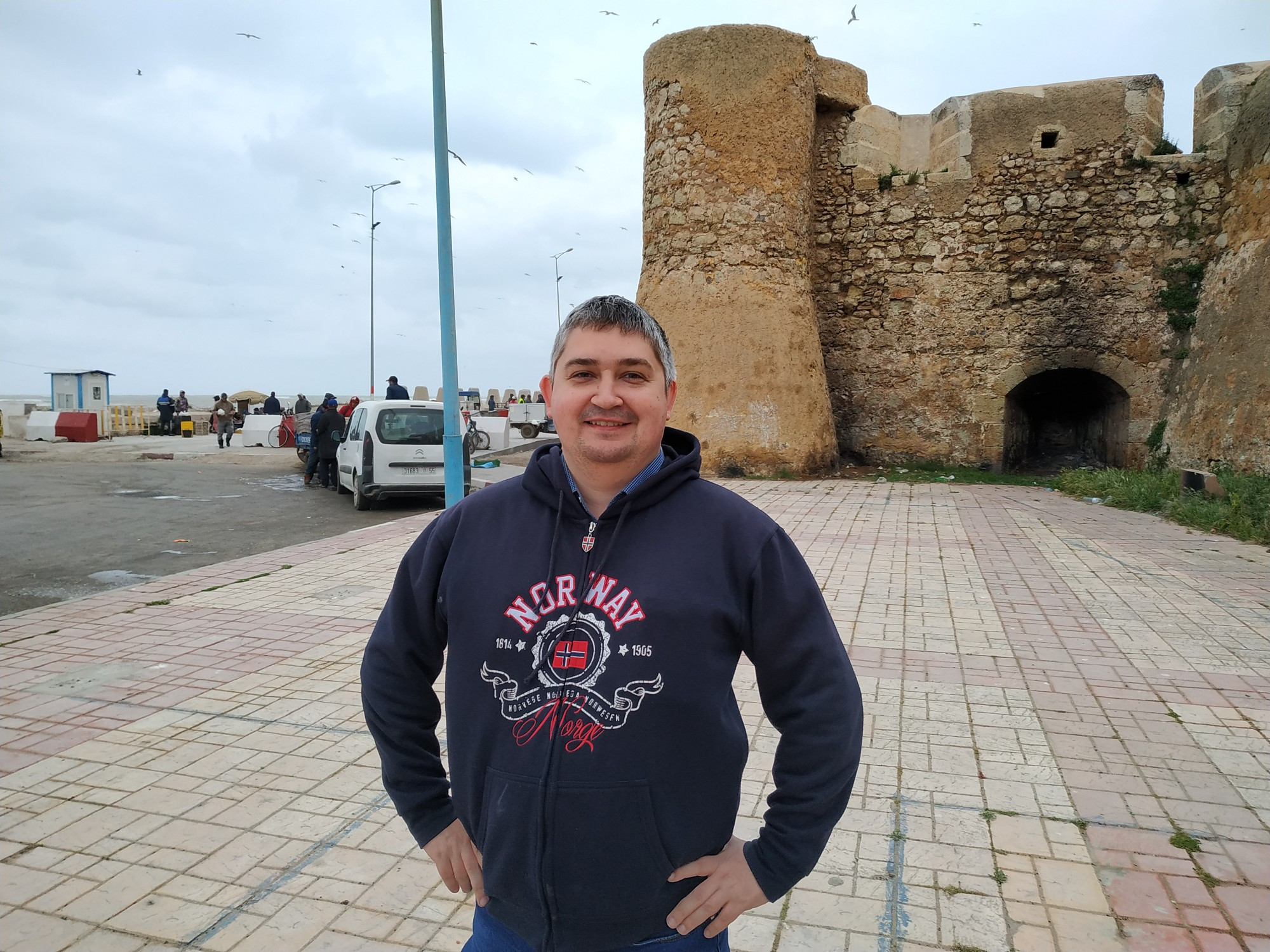 Эль-Джадида. Я у стен португальской крепости Мазаган. (16.03.2020)
