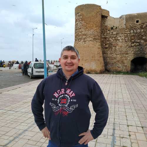 Эль-Джадида. Я у стен португальской крепости Мазаган. (16.03.2020)