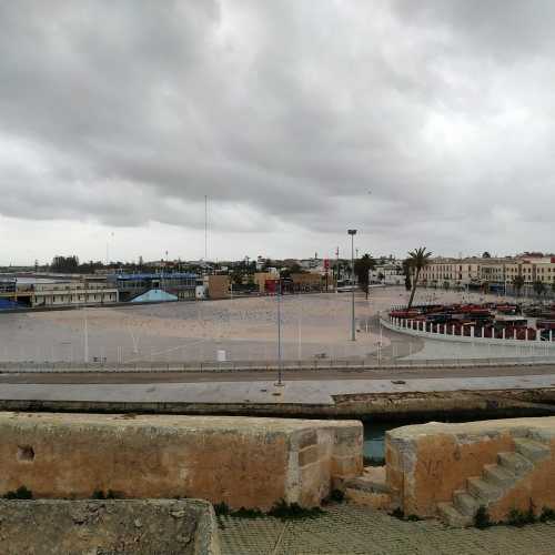 Эль-Джадида. Вид с террасы отеля. (16.03.2020)