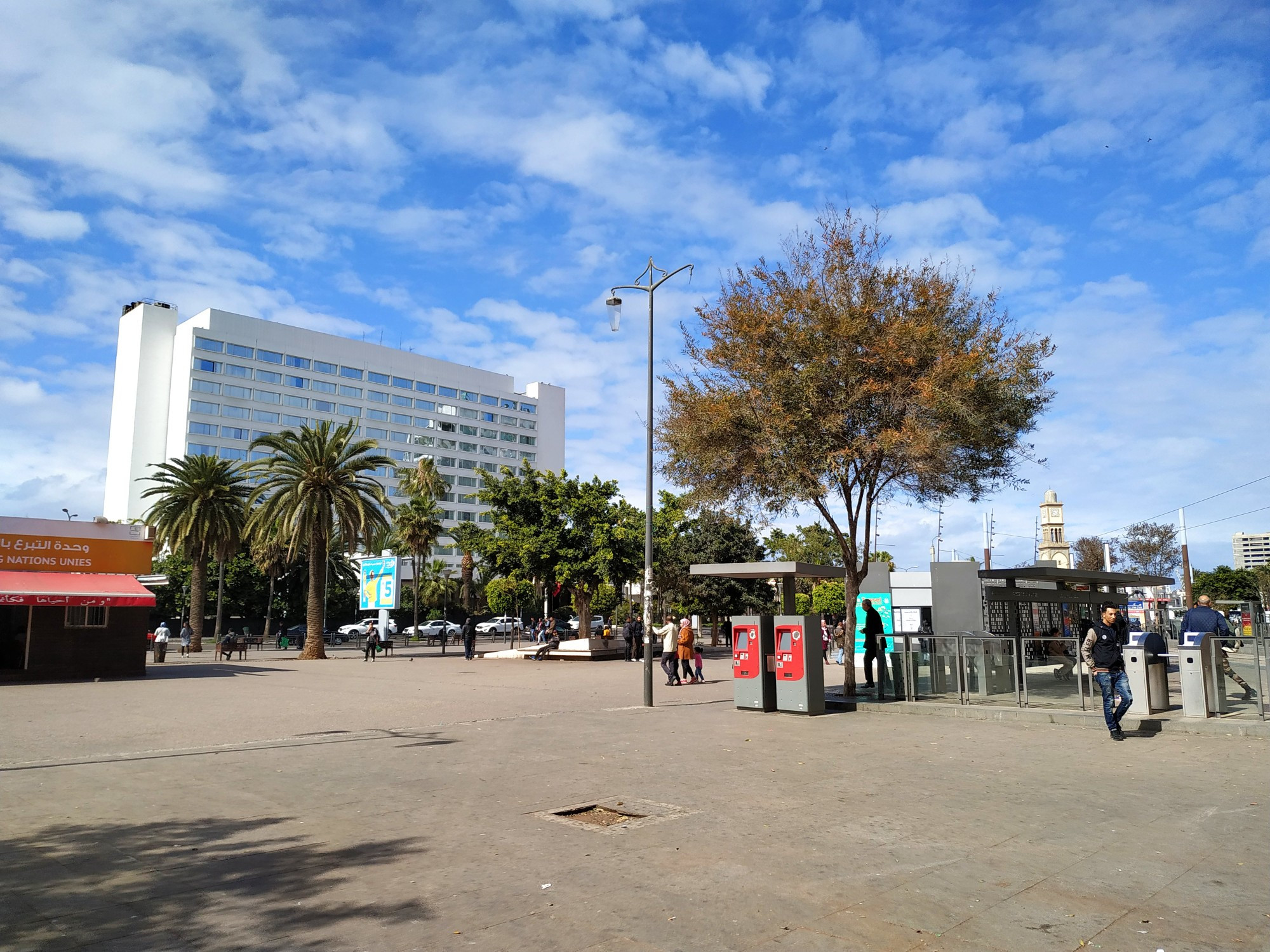 Касабланка. Площадь Объединённых Наций. (16.03.2020)