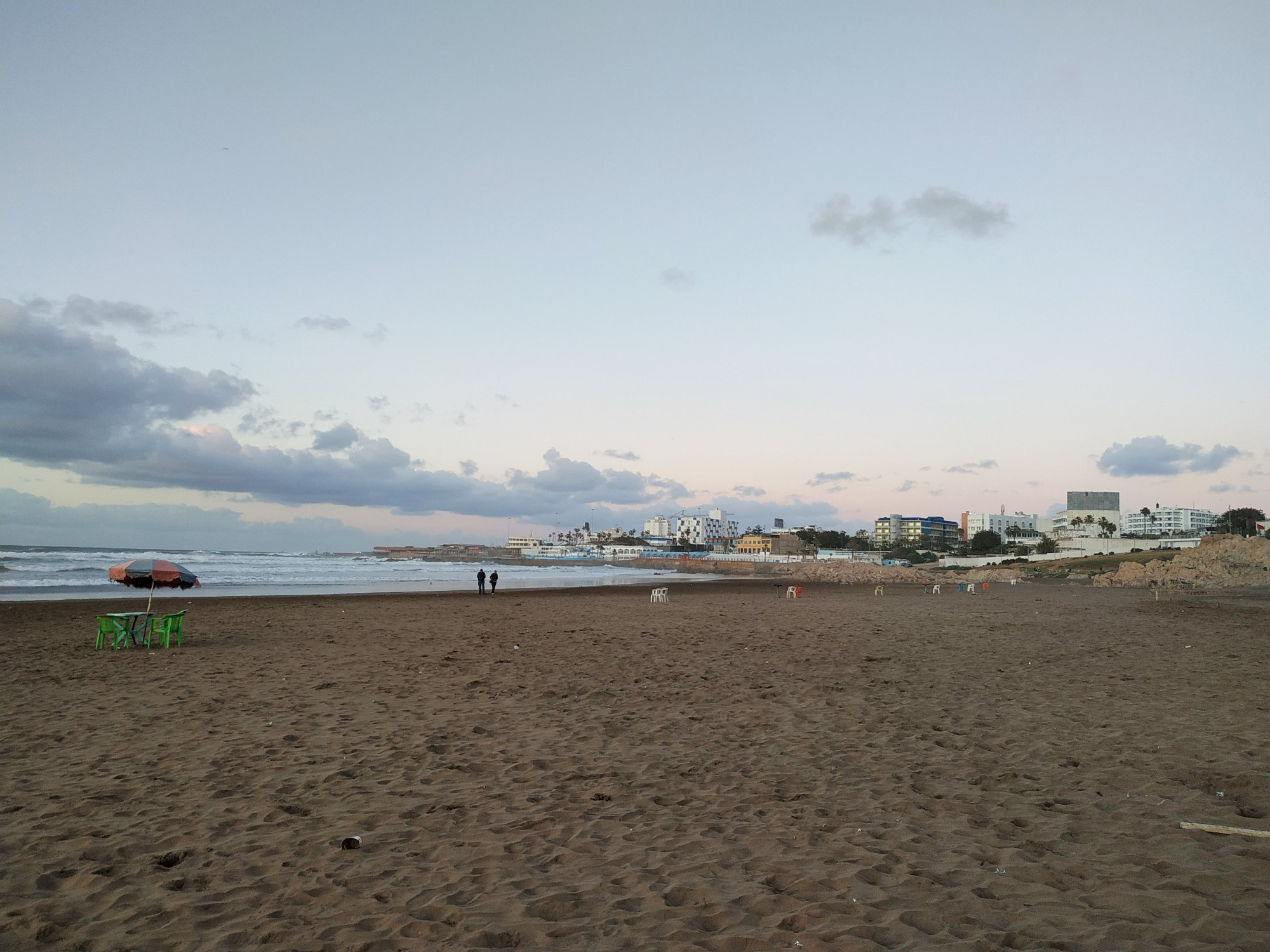 Касабланка. Пляж Айн-Диаб. (16.03.2020)