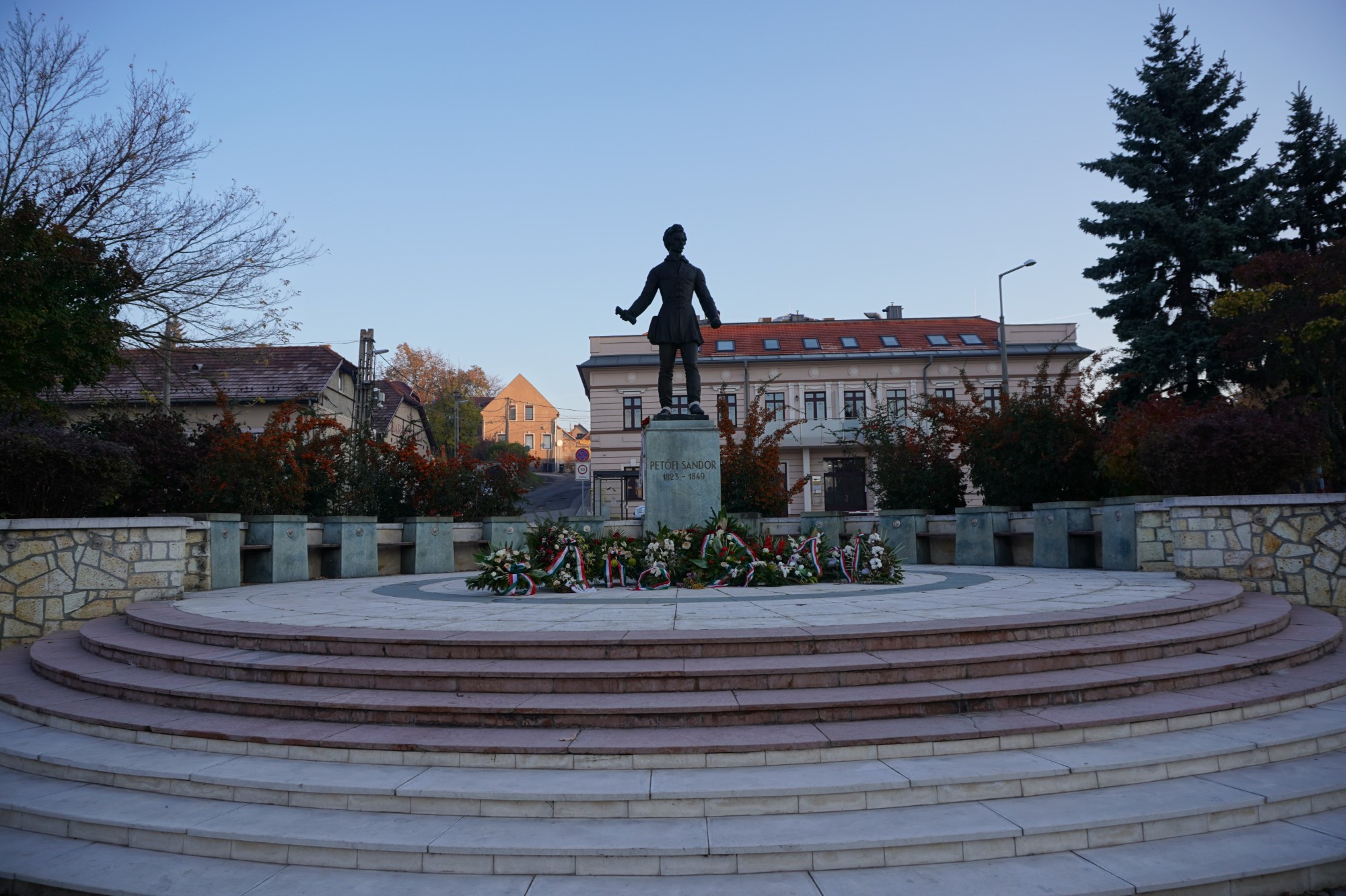 Мишкольц. Памятник Шандору Петёфи. (29.10.2021)