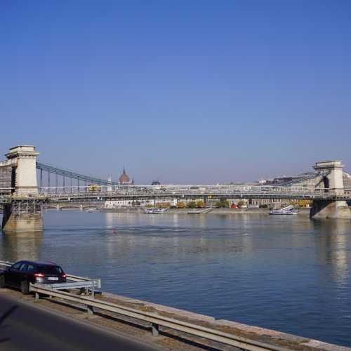 Будапешт. Цепной мост Сечени. (28.10.2021)